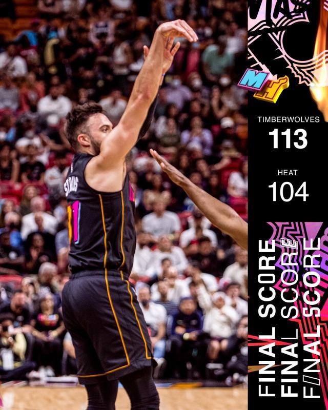 一节好球难获胜利 热火下半场遭遇森林狼绞杀